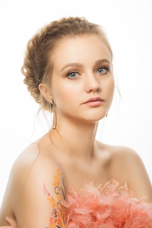 Бьюти, Девушка, Портрет в высоком ключе, Портрет девушки, Студийный портрет ***photo preview