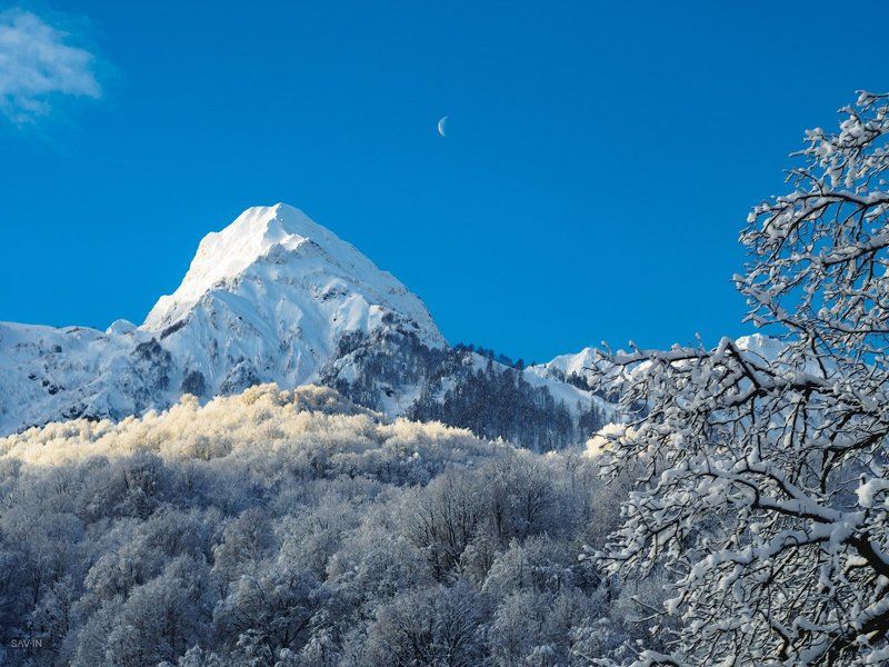 Сочи, Красная Поляна, море, горы, снег, пейзаж Из поездки в Сочиphoto preview