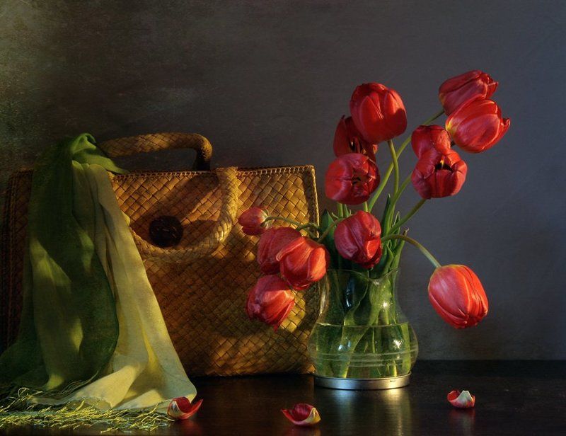 Весна, Натюрморт, Праздник, Тюльпаны, Фотонатюрморт Домой пришла...photo preview
