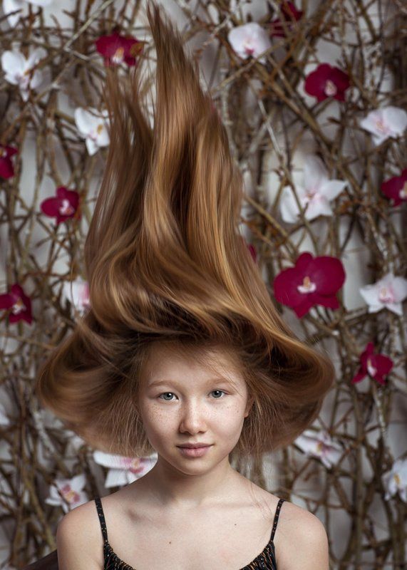 весна, праздник, цветы, девочка, шляпа Весна пришлаphoto preview