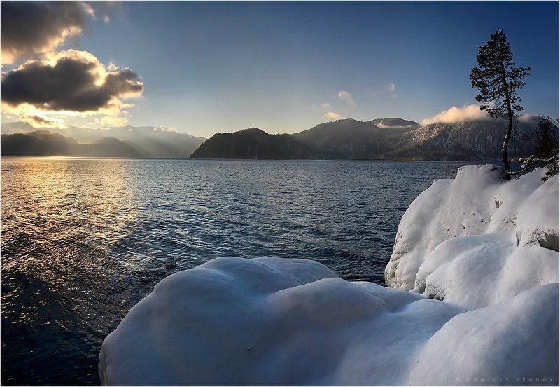 Алтын-Кёль, Горный алтай, Телецкое озеро, Утро Утро на Алтын-кёльphoto preview