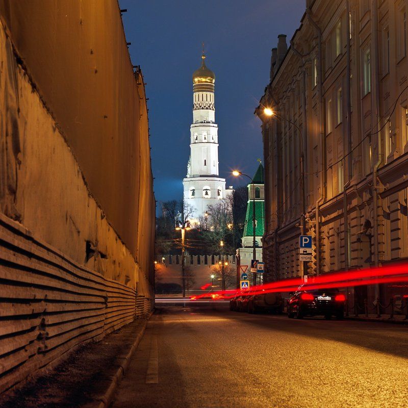 Колокольня., Кремль., Ночь. Колокольня \