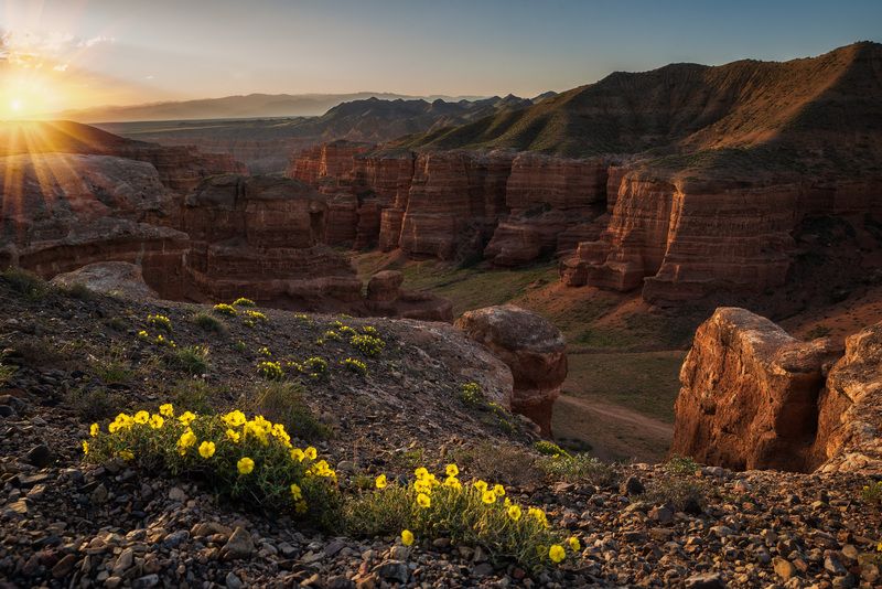 Утро в Чарынском каньонеphoto preview