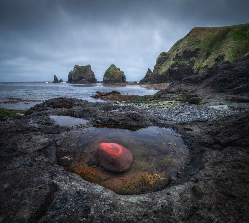 курилы Суровый берег Шикотана.photo preview