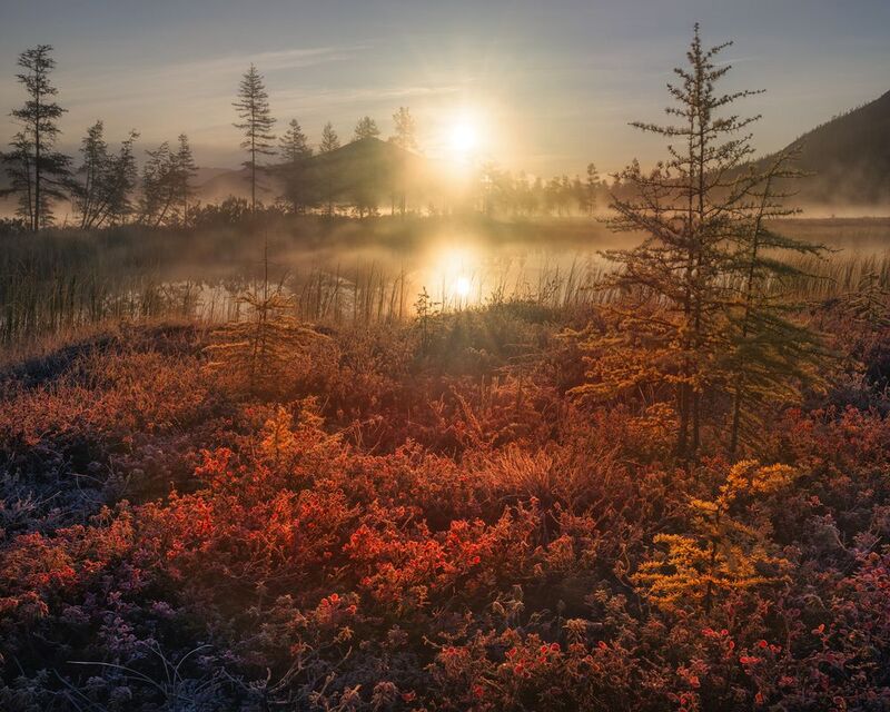 Утренний свет на Колыме фото превью