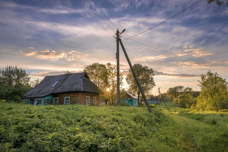Деревенский вечер...photo preview