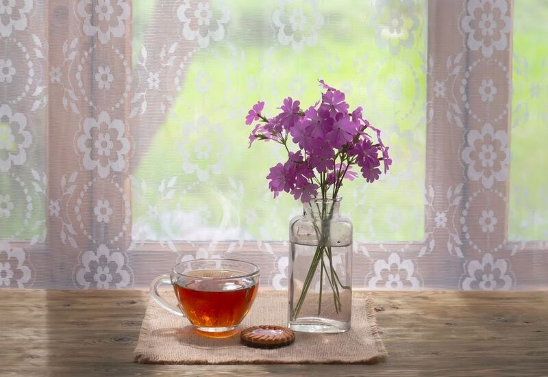 цветы, чай, натюрморт, напиток, аромат, вкусно, flowers, нежно, still life, drink, aroma, delicious, bouquet , flowers Утренняя чашка чая на верандеphoto preview