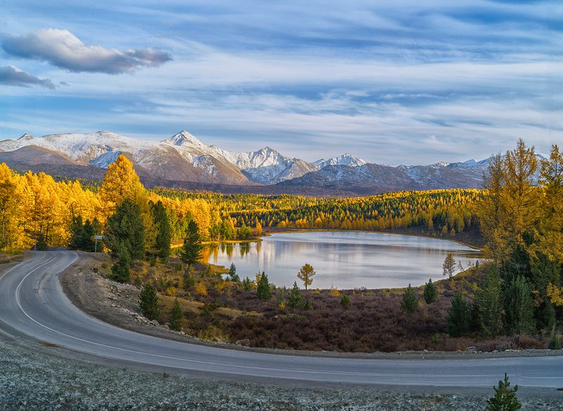 Россия, Алтай, природа, пейзаж, Озеро Киделю Озеро Киделюphoto preview