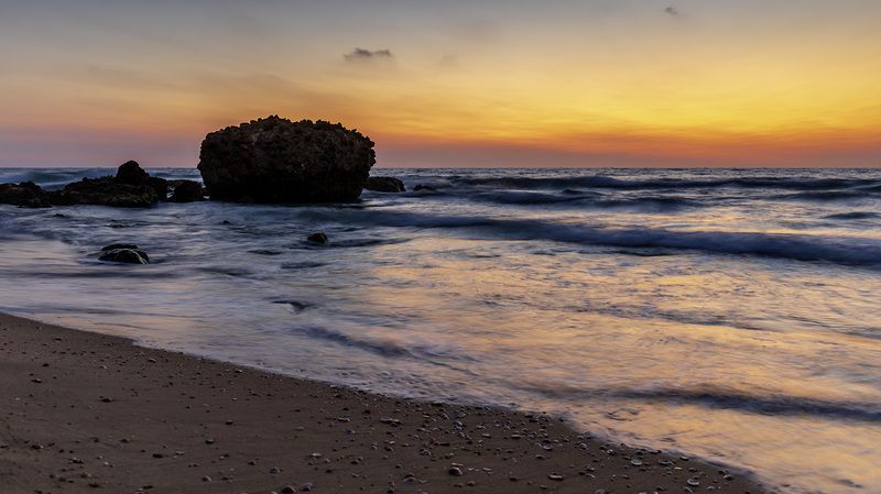 sea, seascape, sunset, landscape, beach, marina, rocks sunset view фото превью