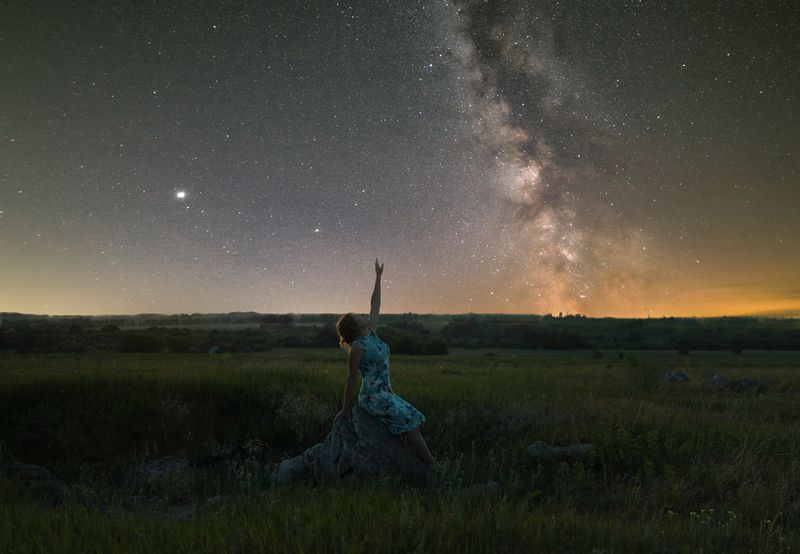 astrophoto, milky way, night, ночь, млечный путь, пейзаж И достать рукой до звёзд...photo preview