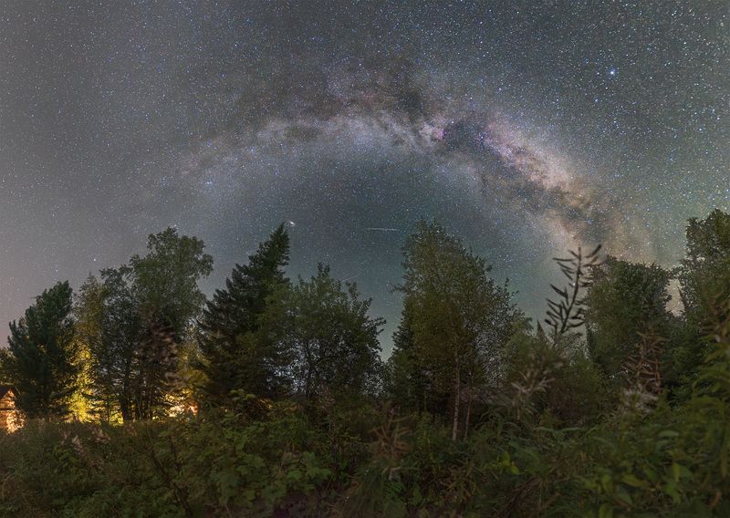 астрофото, астрофотография, ночь, астрономия, астропейзаж, сибирь, тайга, night, siberia, taiga, astrophotography, milky way Таежное летоphoto preview
