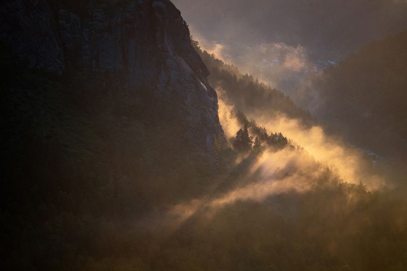 Туманный рассвет.photo preview