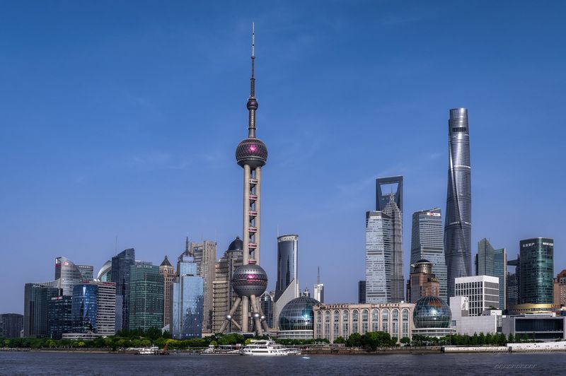 архитектура, современная архитектура, городской пейзаж, Шанхай, Китай, набережная Бунд. набережная Бунд, Шанхай.photo preview