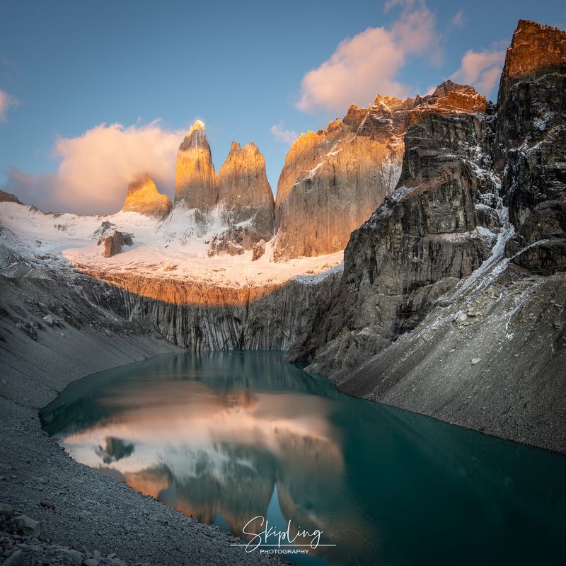 патагония, patagonia Башни на рассветеphoto preview