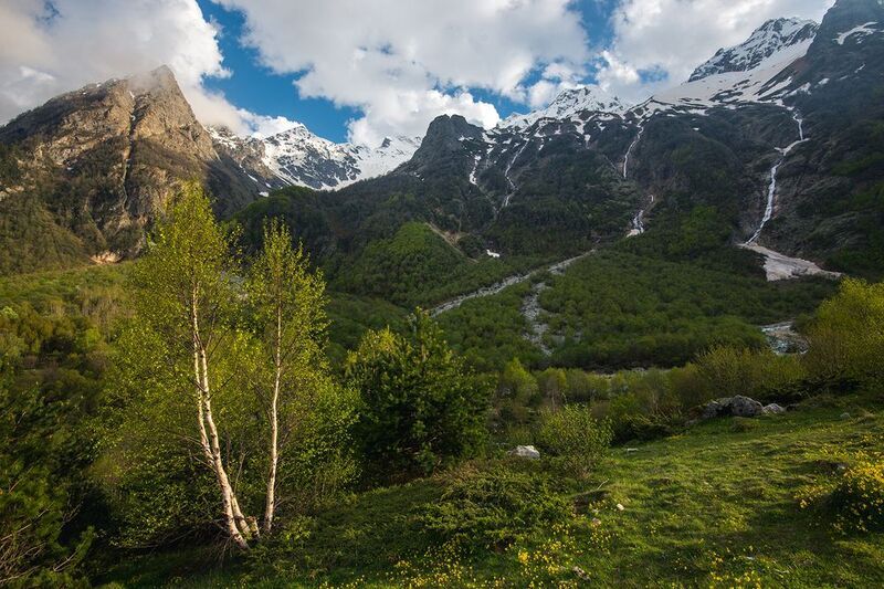 осетия Водопады Три сестрыphoto preview