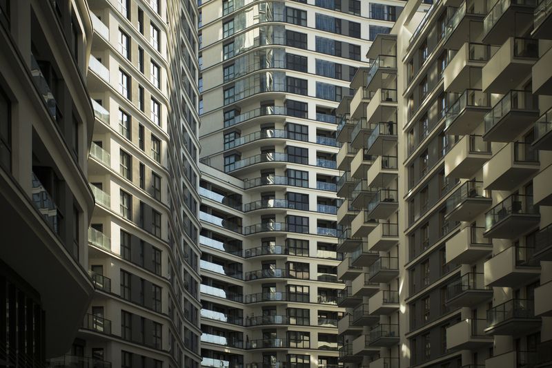 Photography  Architecture, City, Windows, Skyscraper, Apartment, Built, Structure, Modern, Tower, Building, Warsaw, Poland Polish Hong Kong фото превью