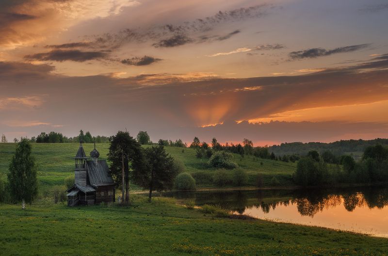 глазово, рассвет Глазово фото превью