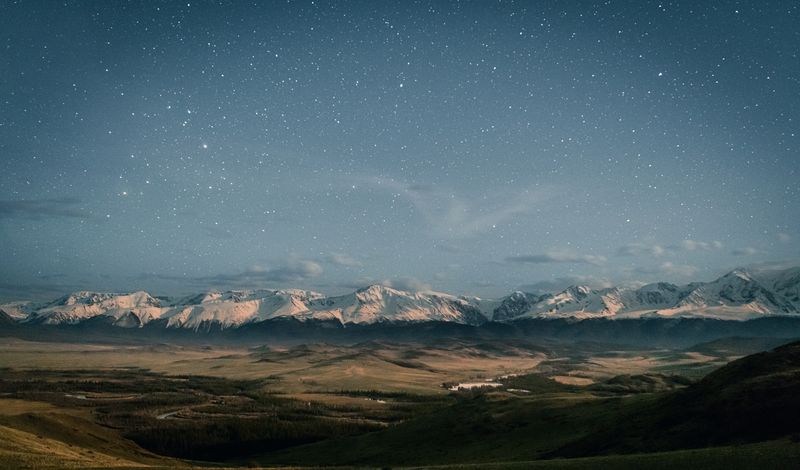 горы, алтай, звезды, лес, долина Горный Алтайphoto preview