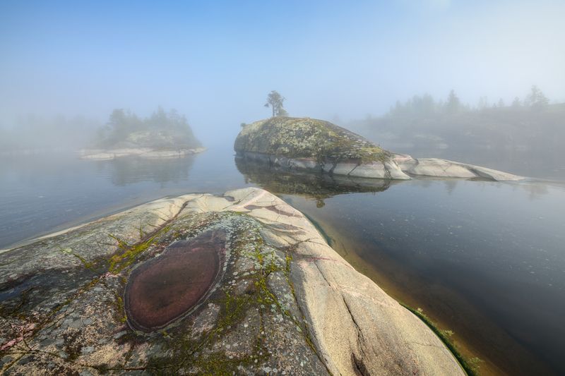 Ладога Искупаемся в тумане?...photo preview