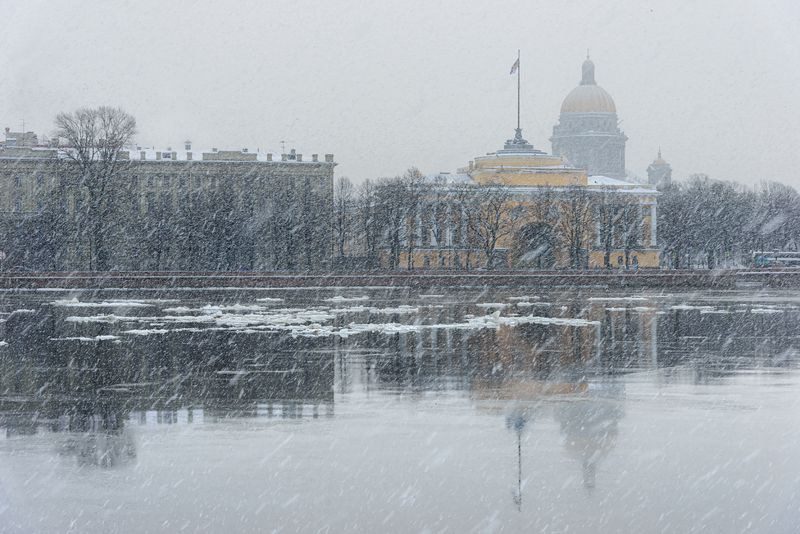 зима, снегопад, санкт-петербург Вот такой снегопад в Питереphoto preview