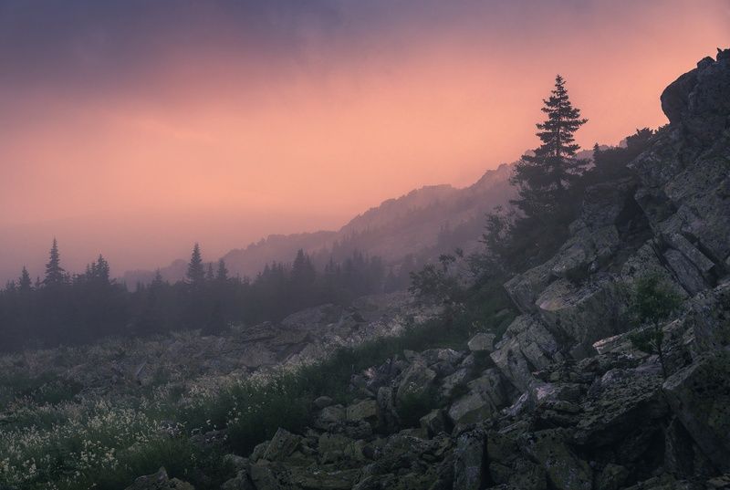 таганай Закат на Волчьем гребнеphoto preview