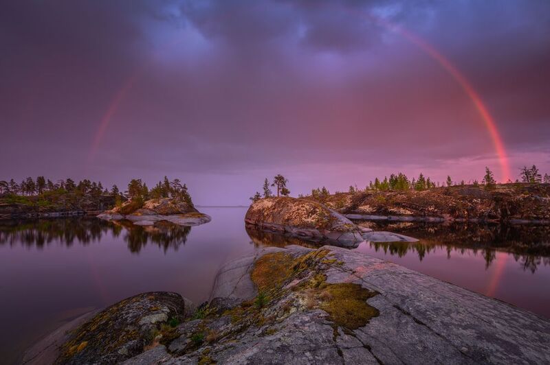 Ладога Вечер с радугой.... photo preview