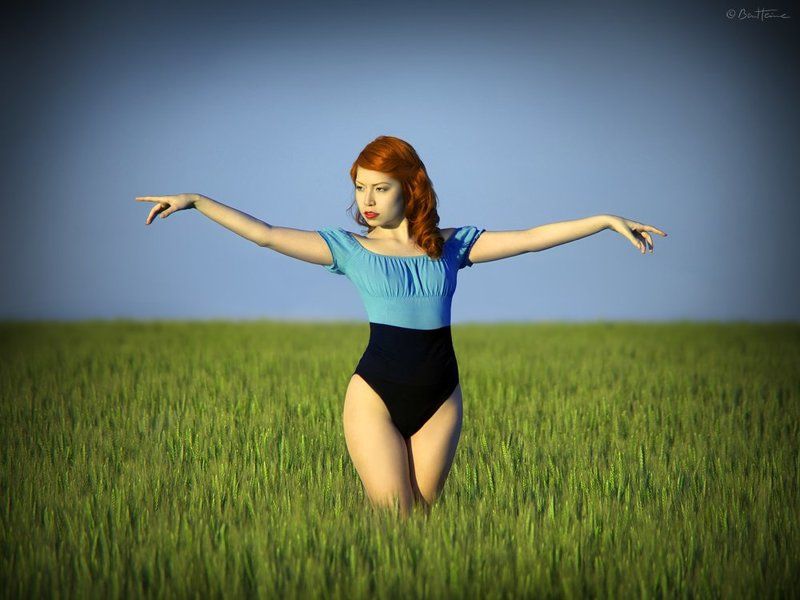 Carolinemadison, Landscape, Nature, Redhair, Redhead, Sexy, Woman Birdphoto preview