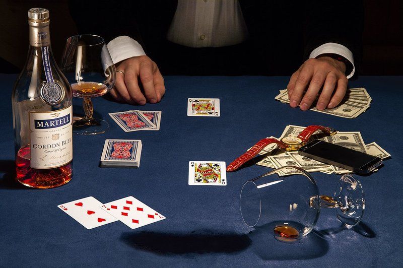 Карты, Игрок, Пиковая дама, Пушкин, Коньяк Gamblerphoto preview