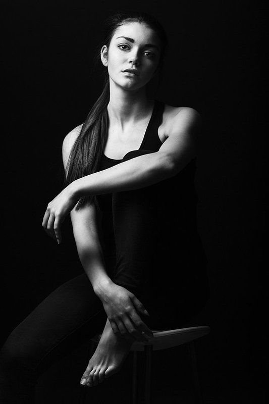 Art photo, Beautiful, Black, Black & white, Dance, Poland, Polishgirl Justynaphoto preview