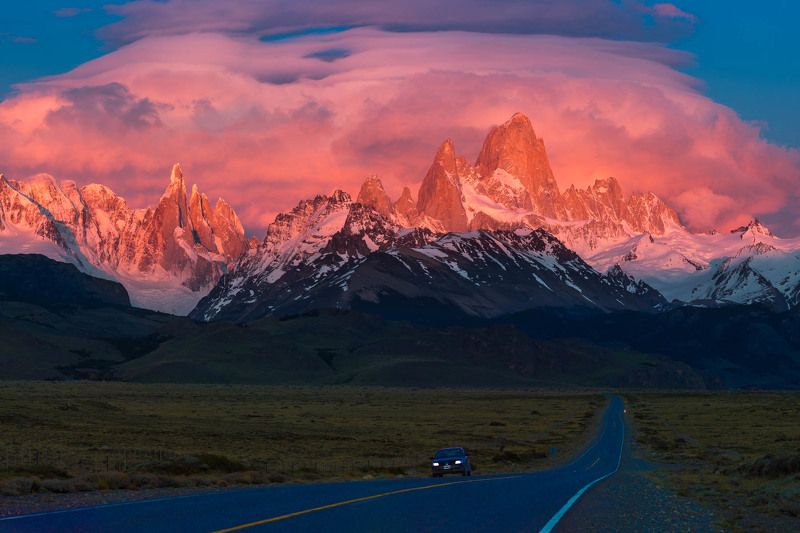 патагония, patagonia, argentina, fitzroy Рассвет над Андамиphoto preview