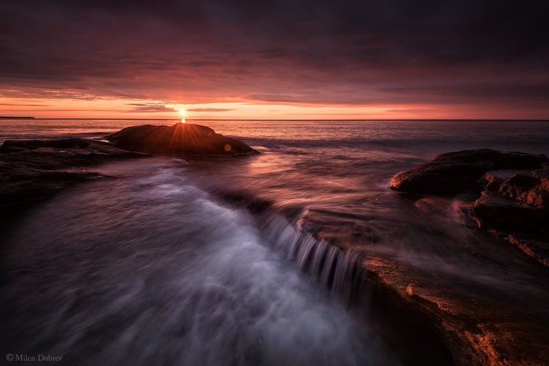 Bulgaria, Ravda, Sunrise, Black sea, morning, shore, sunlight ***photo preview