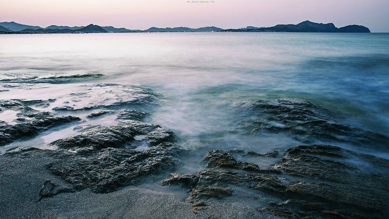 выдержка, длинная выдержка, море Шелестphoto preview