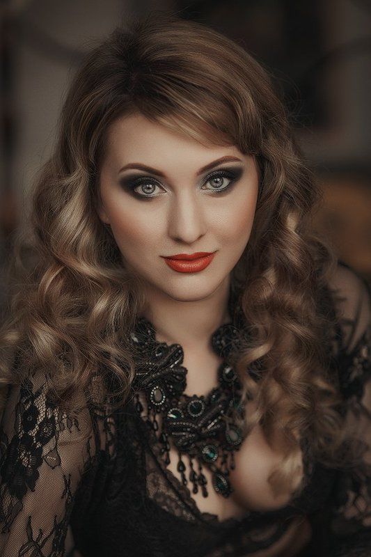Beauty, Girl, Glamour, Make-up, Глаза, Девушка Ожерельеphoto preview