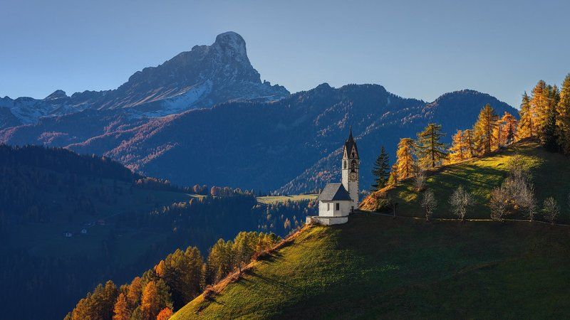 италия,  italy, доломиты, доломитовые альпы, альпы, dolomites, dolomiti, alps Часовня Святой Барбары.photo preview