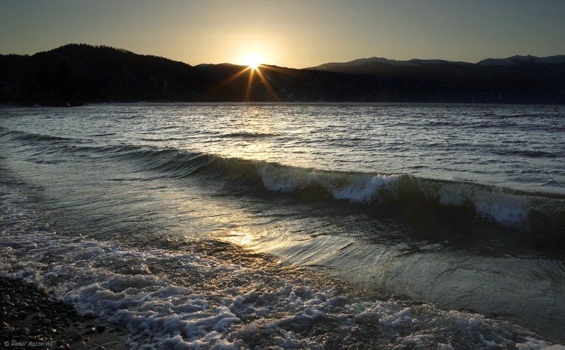 Озеро, Рассвет, Телецкое Рассвет на Телецкомphoto preview