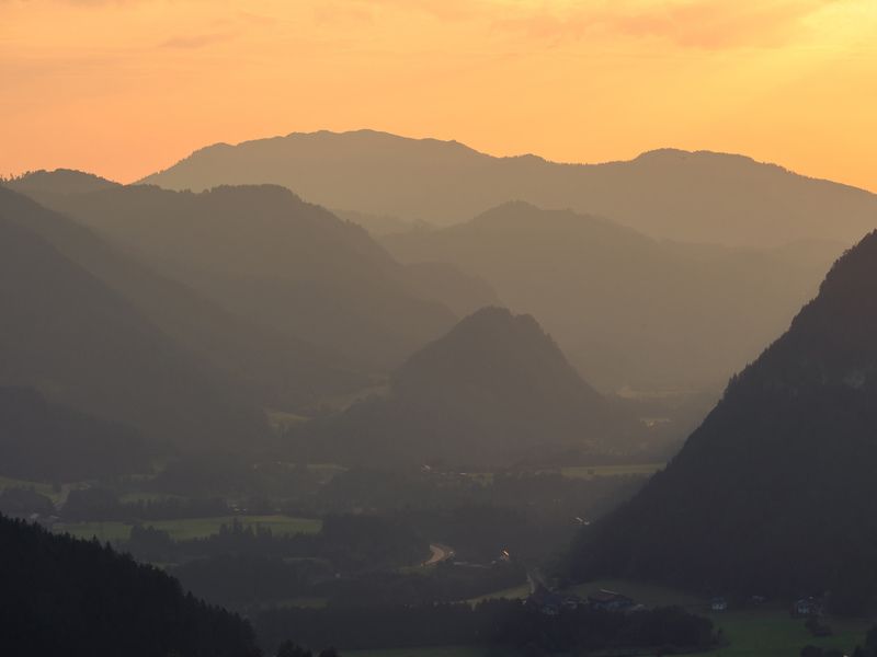 valley,golden,sunset,alps,mountains,austria Golden valleyphoto preview