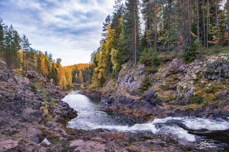 карелия, кивач Водопад Кивачphoto preview