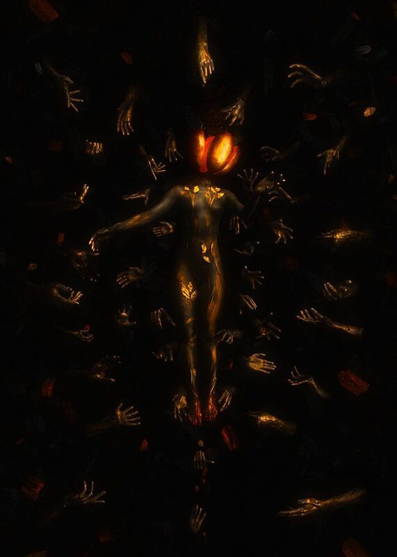 art, portrait, fineart, concept Disappearancephoto preview