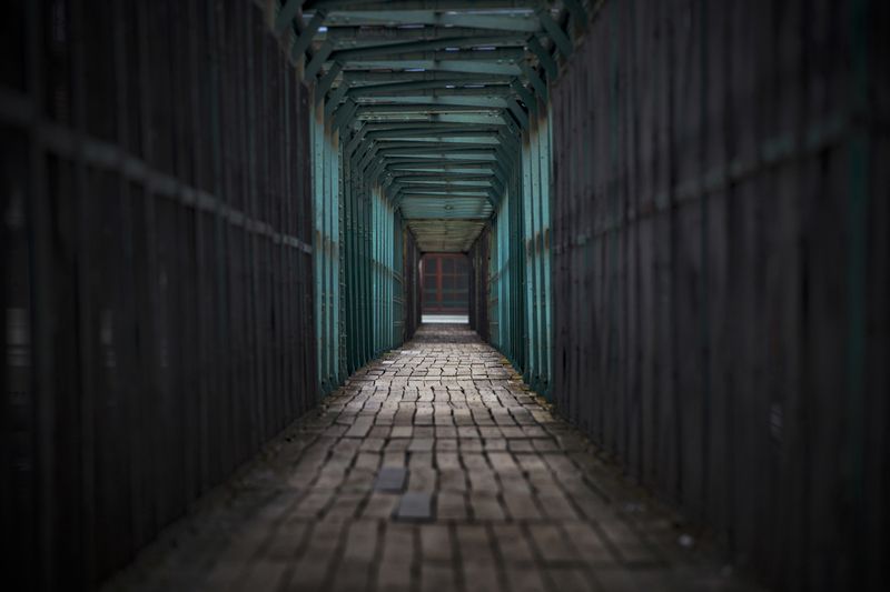 bridge, architecture, bohumin, czech republic, industrial, urbex, green, rail, Bridge фото превью
