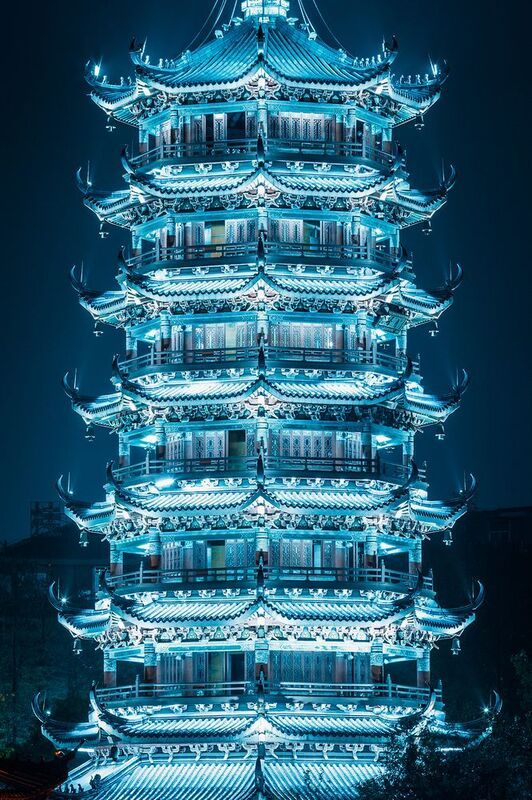 Sun and Moon Pagodas, Guilinphoto preview