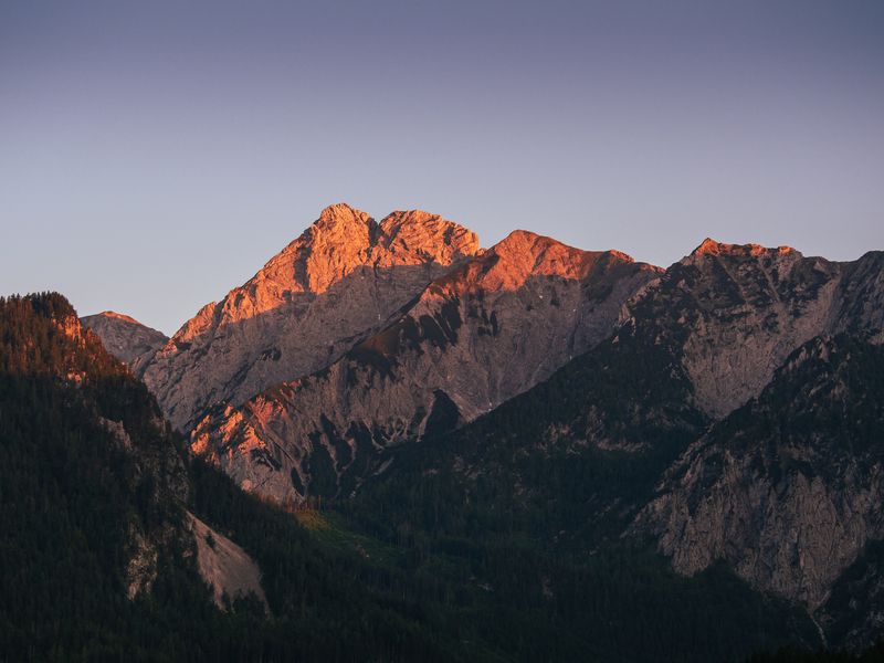 alps,mountains,light,sunset,rocks,austria,view,summer Last light on the mountainsphoto preview
