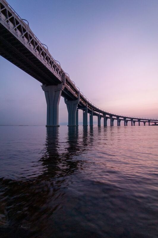 Хрестоматийный вид на ЗСД на закатеphoto preview