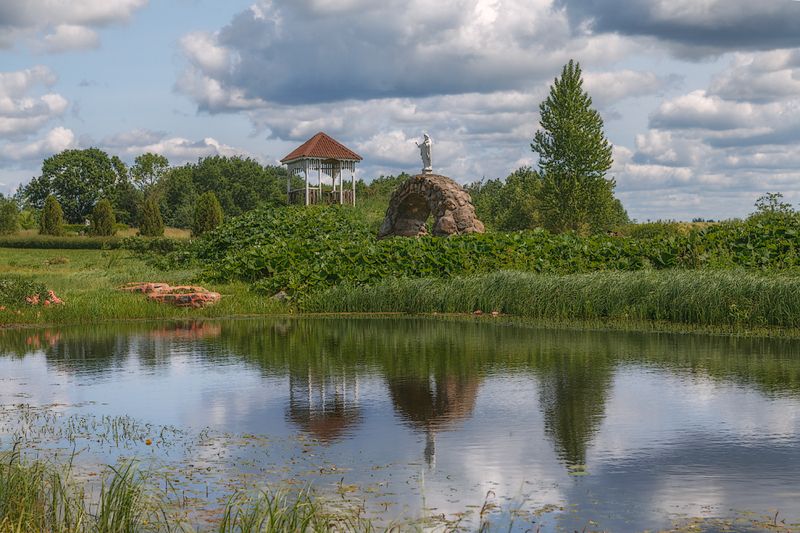 лето, небо, озеро, природа Полоцк... деревня Мосар...photo preview