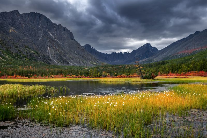 озеро джека лондона Перед дождем....photo preview