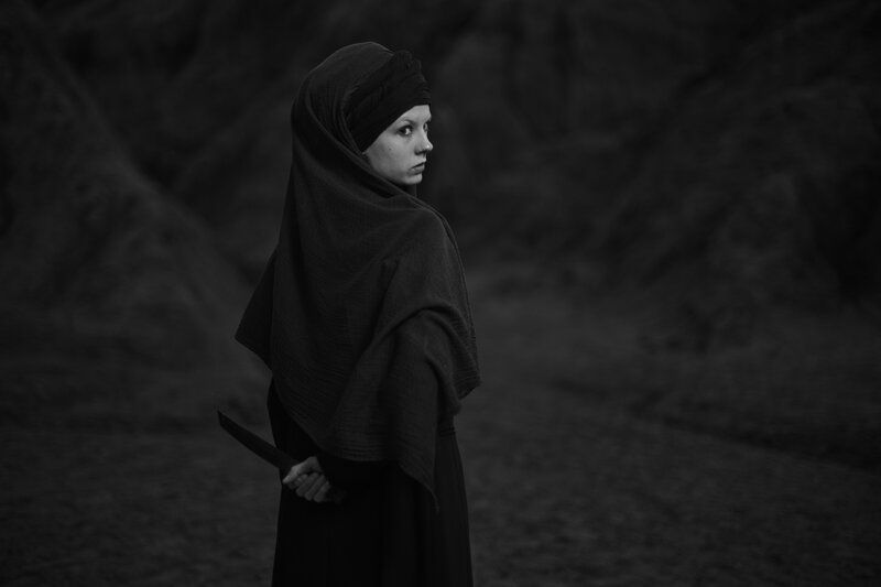 Dune, conceptual, art photography, bnw, концептуальный фотограф, портретный фотограф, фотограф Воронеж, чб Чёрный песокphoto preview