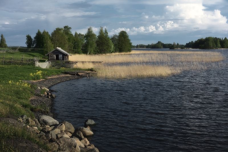 карелия, кижи, остров, деревня, пейзаж Карелияphoto preview