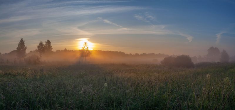 рассвет, лето photo preview