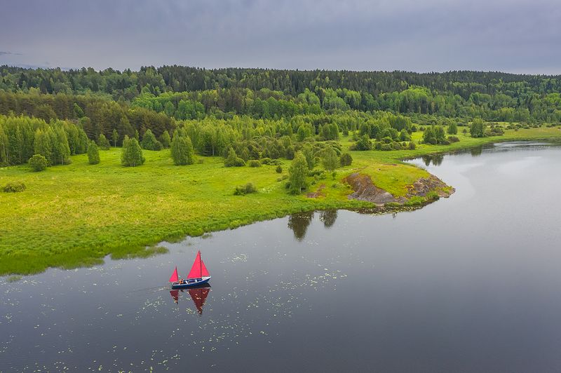 паруса карелии, импилахти, алые паруса, ладожские шхеры, карелия, ладога, северное приладожье, белые ночи, штиль, швертбот, минимализм, сортавала, питкяранта, русский север,северная природа, северный пейзаж, пейзажи карелии Паруса Карелииphoto preview