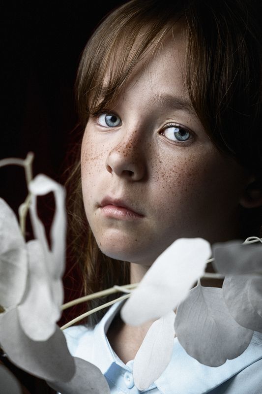 портрет, детское фото, детский портрет, веснушки Маргарита фото превью