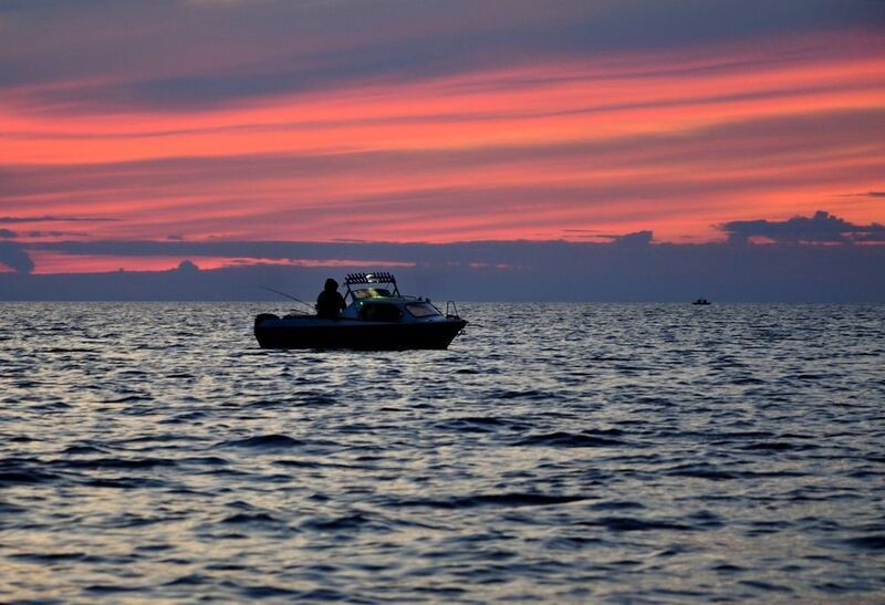 Сумерки над Ладогой.photo preview